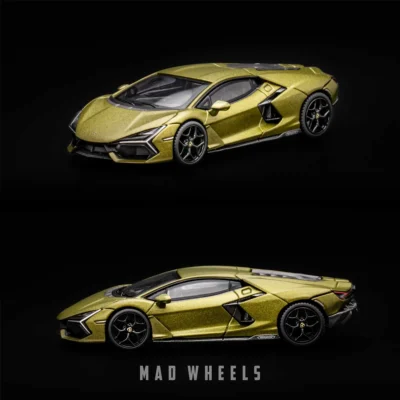 ماکت ماشین لامبورگینی روئلتو Lamborghini Revuelto برند MINI GT رنگ Verde Gea Matte | مقیاس ۱:۶۴ - Image 4