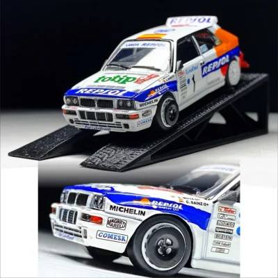 ماکت ماشین لانچیا دلتا Lancia Delta HF Integrale برند MINI GT نسخه Repsol Rally | مقیاس ۱:۶۴ - Image 7