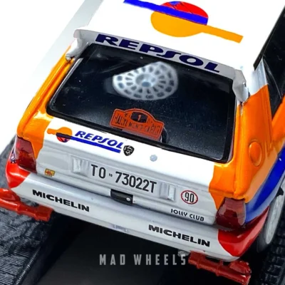 ماکت ماشین لانچیا دلتا Lancia Delta HF Integrale برند MINI GT نسخه Repsol Rally | مقیاس ۱:۶۴ - Image 8