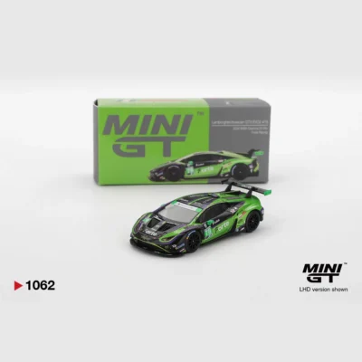 ماکت ماشین لامبورگینی هوراکان  فورته ریسینگ دیتونا ۲۰۲۴ | Lamborghini Huracán GT3 EVO2 Forte Racing IMSA Daytona | MINI GT 1062 | مقیاس 1:64 - Image 10