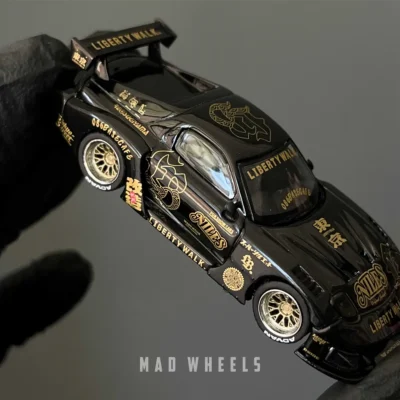 ماکت ماشین مزدا RX-7 لیبرتی واک سوپر سیلوئتمینی جی تی کد 1101 | MINI GT 1101 Mazda RX-7 LB-Super Silhouette FD NILES | مقیاس 1:64 - Image 3