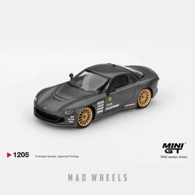 ماکت ماشین مزدا RX-7 مینی جی تی کد 1205 برنده توکیو اتو سالن 2025 | MINI GT 1205 Mazda RX-7 RE-Amemiya 3 Rotor NA-7 TAS | مقیاس 1:64 - Image 5