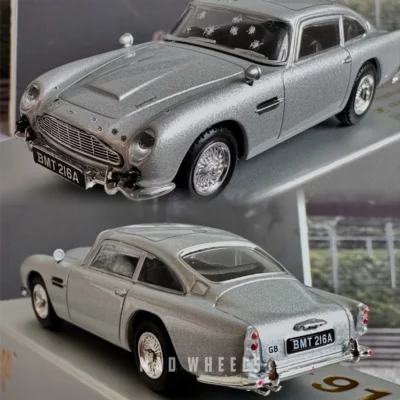 ماکت ماشین استون مارتین DB5 جیمز باند اسکای فال مینی جی تی کد 913 | MINI GT 913 Aston Martin DB5 Skyfall 007 | مقیاس 1:64 - Image 5