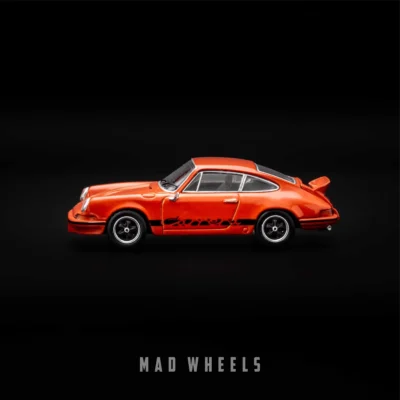 ماکت ماشین پورشه 911 کررا Porsche 911 Carrera RS 2.7 برند MINI GT رنگ Tangerine مقیاس ۱:۶۴ - Image 4