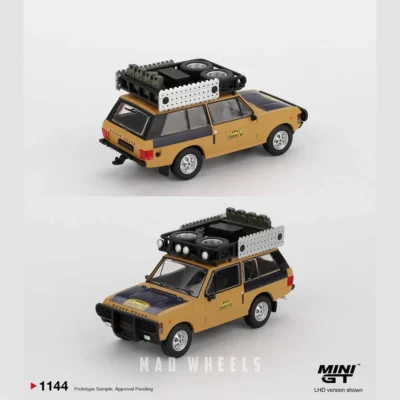 ماکت ماشین رنج روور کمل کلاسیک Range Rover Classic برند MINI GT نسخه Camel Trophy 1981 | مقیاس ۱:۶۴ - Image 6