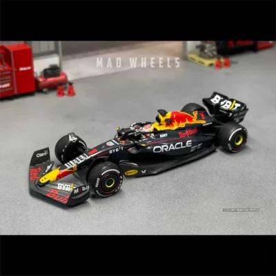 ماکت ماشین فرمول یک ردبول ریسینگ Oracle Red Bull Racing RB19 برند MINI GT نسخه قهرمان جایزه بزرگ بحرین | مقیاس ۱:۶۴ - Image 4