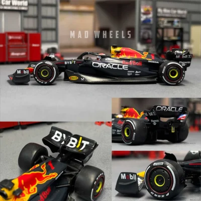 ماکت ماشین فرمول یک ردبول ریسینگ Oracle Red Bull Racing RB19 برند MINI GT نسخه قهرمان جایزه بزرگ بحرین | مقیاس ۱:۶۴ - Image 6