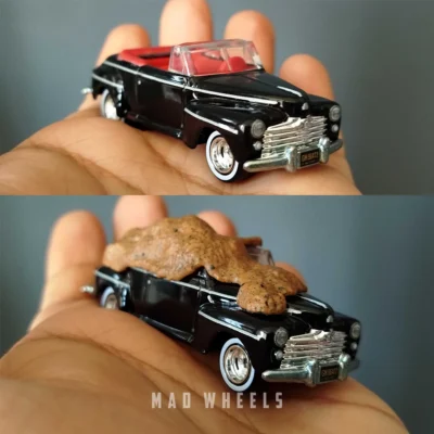 ماکت ماشین فلزی فورد سوپر دی‌لوکس (Ford Super De Luxe) هات ویلز پرمیوم سری Back To The Future | مقیاس ۱:۶۴ - Image 3